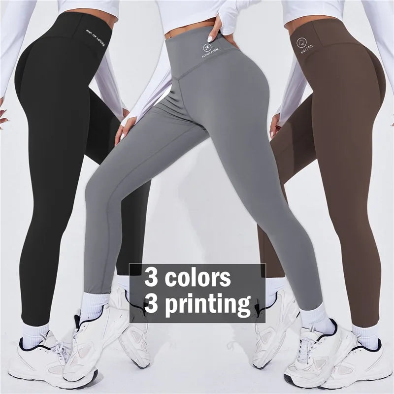 Women's High-Waist Leggings, Thermal Yoga Sports Tights