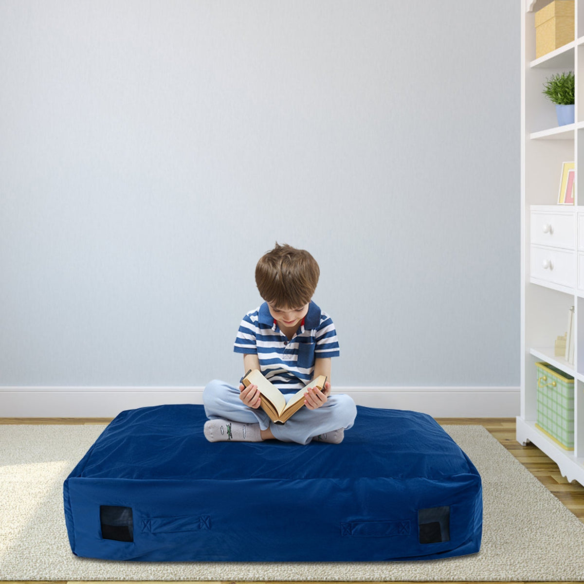 Colchoneta Sensorial Crash Pad de 47 x 35.5 pulgadas con Bloques de Espuma y Cubierta Lavable