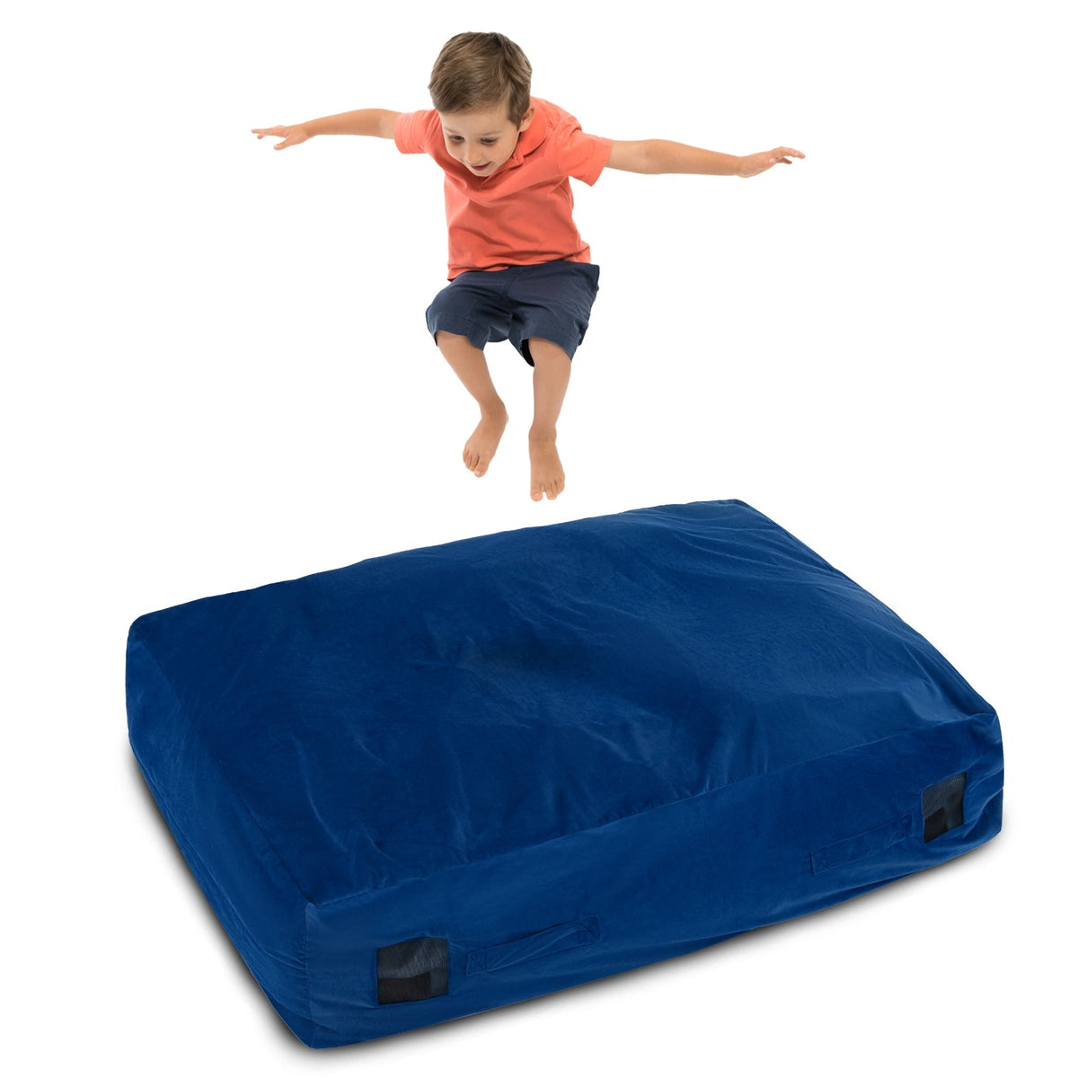Colchoneta Sensorial Crash Pad de 47 x 35.5 pulgadas con Bloques de Espuma y Cubierta Lavable