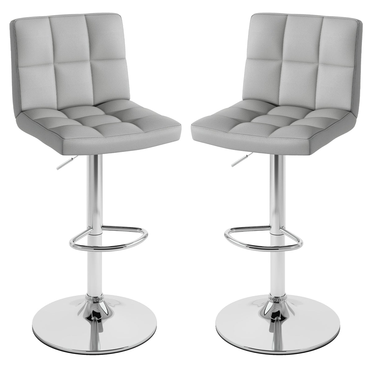 Set of 2 Square Swivel Adjustable