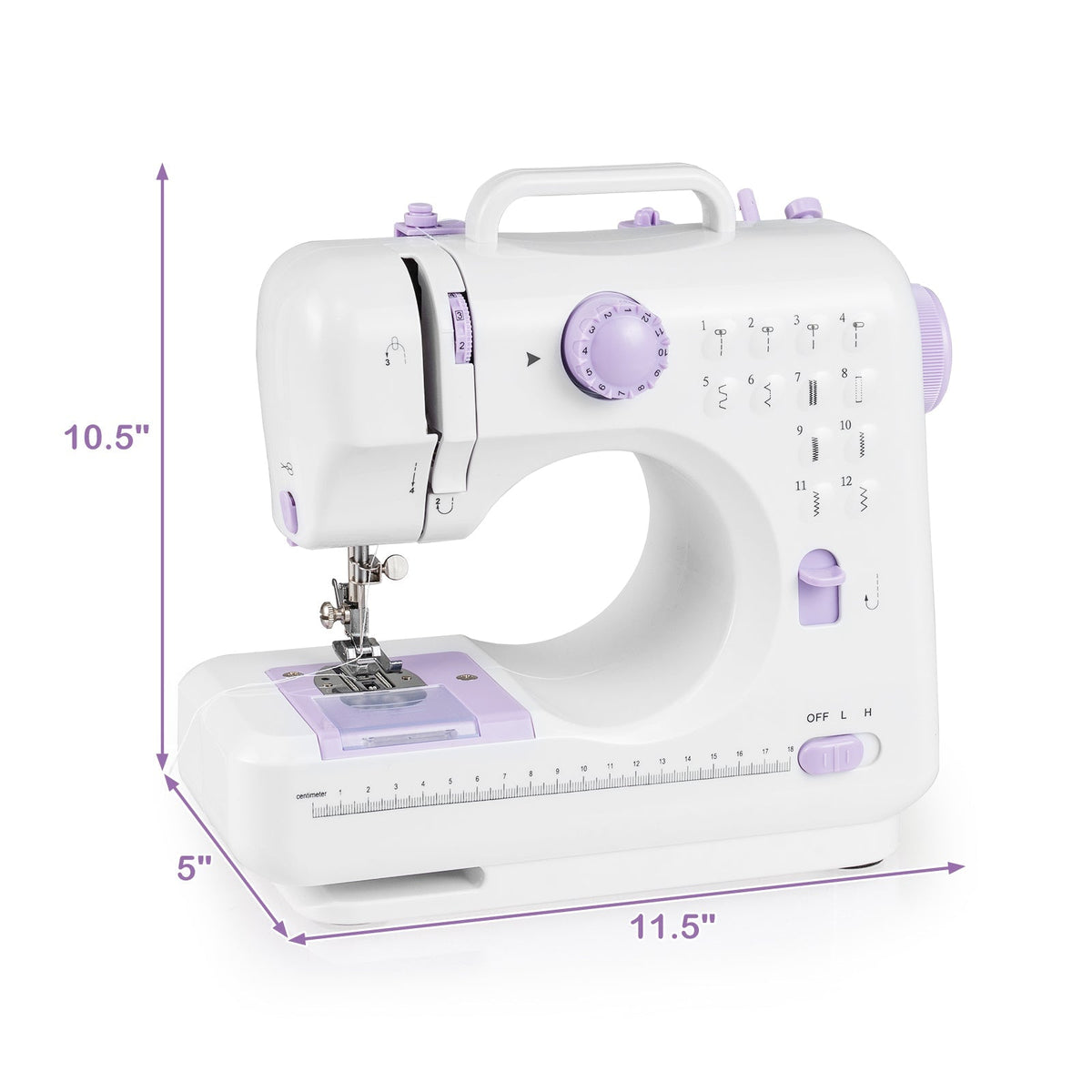Sewing Machine for Beginners Mini Sewing Machine with 12 Built-in Stitches