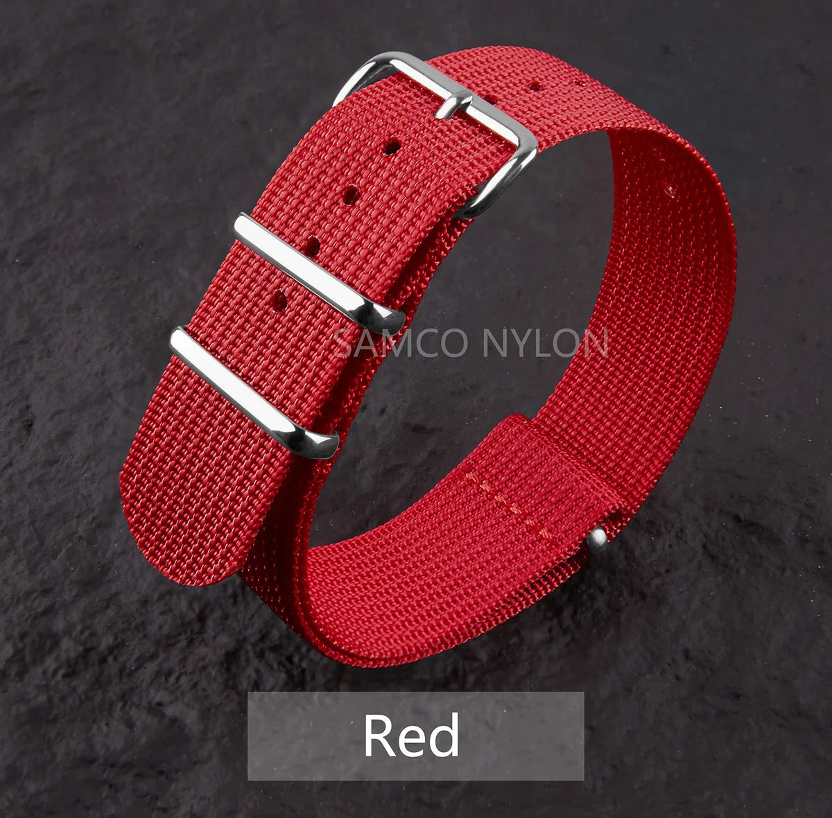 COROS Nylon Ribbed Watch Band For Smartwatch - Military Washable Strap