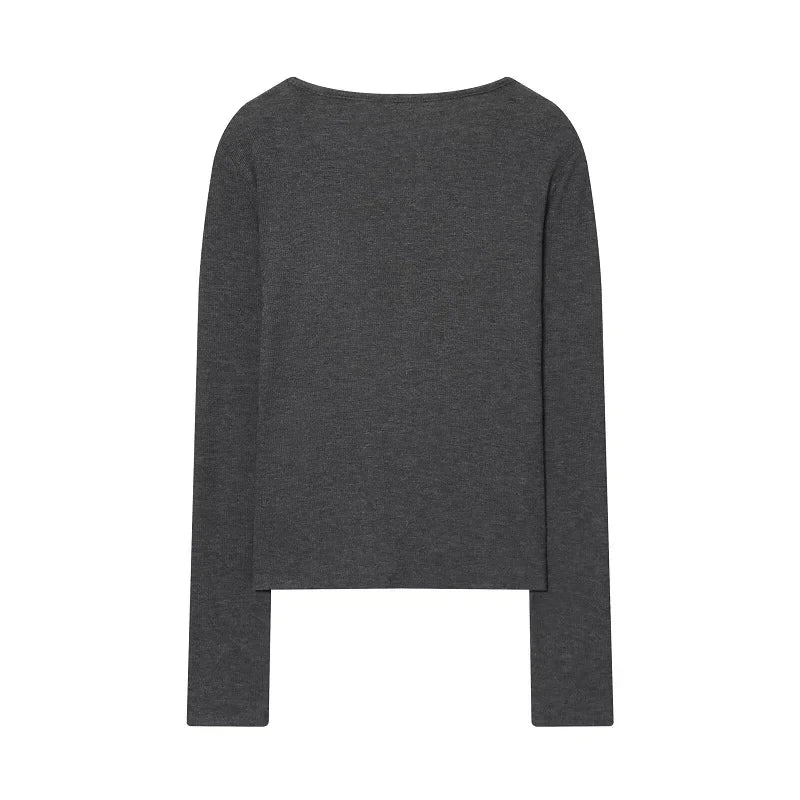 MUJER Cárdigan corto de encaje para mujer, tops de punto con botones, prendas de punto vintage, cárdigans de punto de manga larga para mujer