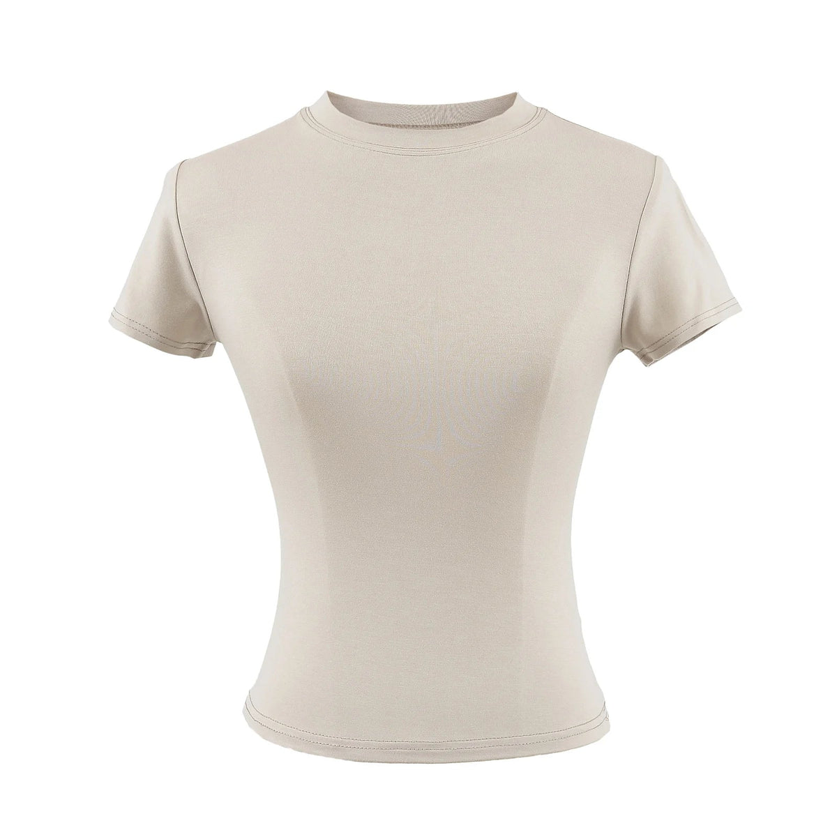 2024 New High Quality Casual T shirt Sexy Slim Short Sleeves Fashion Trend Solid Women Clothing y2k Tops