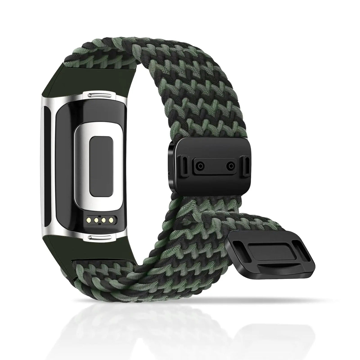 Fitbit Charge 5 & 6 Braided Nylon Band - Magnetic Clasp Strap
