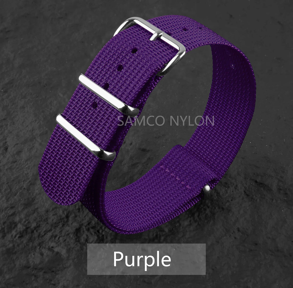 COROS Nylon Ribbed Watch Band For Smartwatch - Military Washable Strap