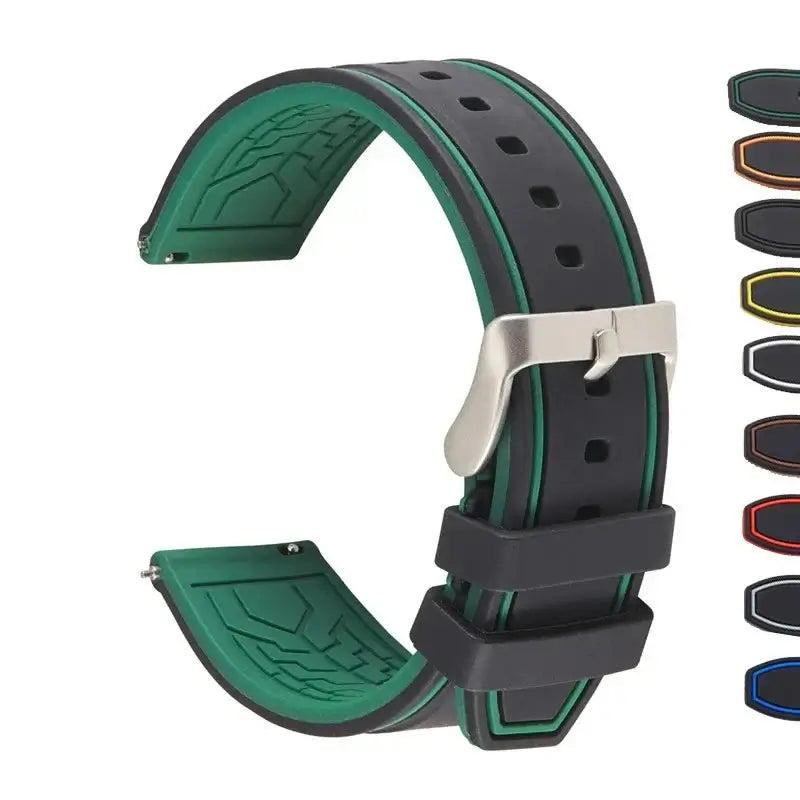 Ticwatch Silicone Strap - Comfortable, Waterproof, Stylish
