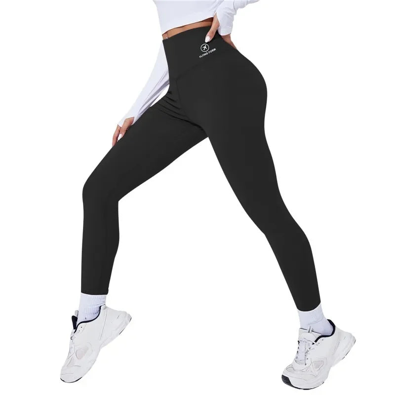 Women's High-Waist Leggings, Thermal Yoga Sports Tights