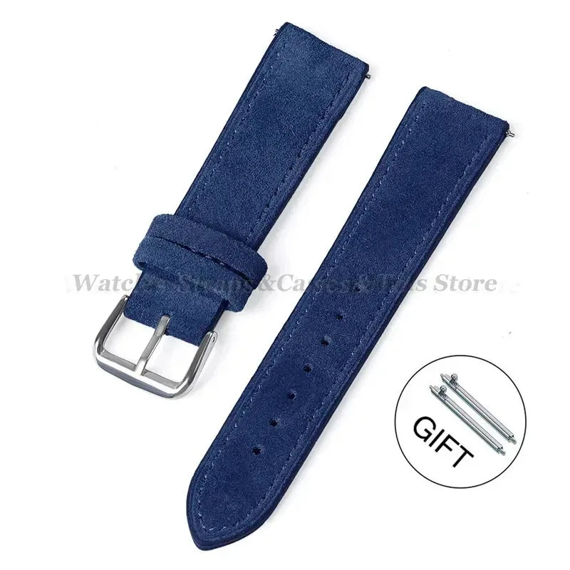 COROS Suede Leather Watch Band for COROS Smartwatch Unisex Comfort Strap