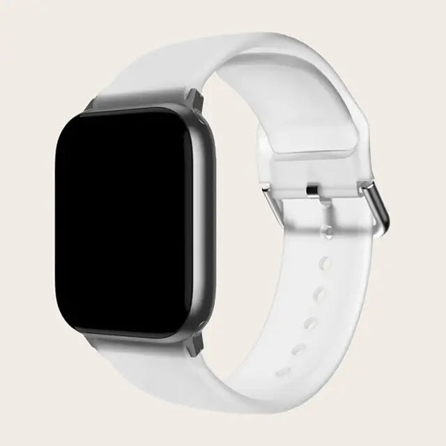 Apple Watch Silicone Strap - Colorful Floral Pattern Band