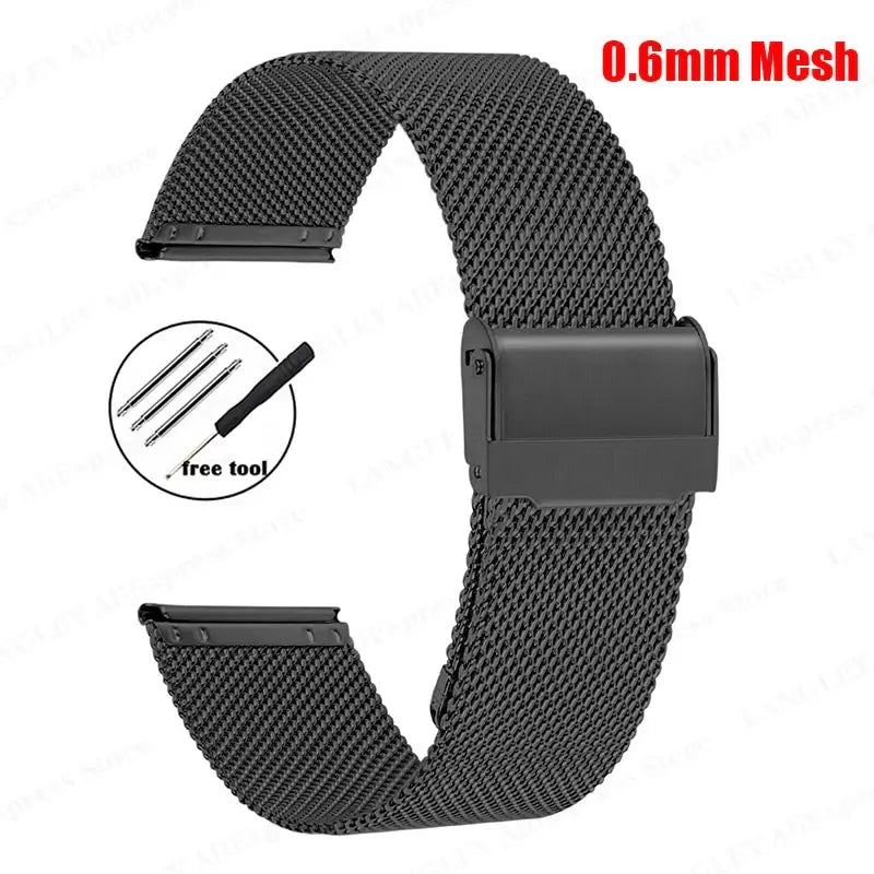 Suunto Milanese Mesh Band - Chic Metallic Design