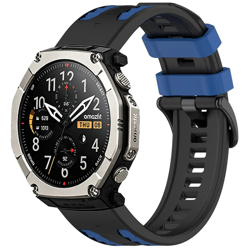 Garmin Silicone Smartwatch Band - Two-Tone QuickFit Sport Strap
