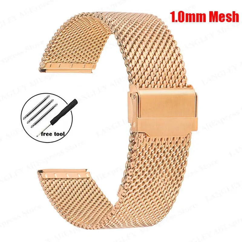 Suunto Milanese Mesh Band - Chic Metallic Design