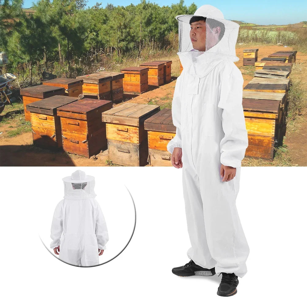 Traje de apicultor Traje protector de apicultor Equipo protector profesional de apicultura Apicultura Traje completo de apicultor Sombrero