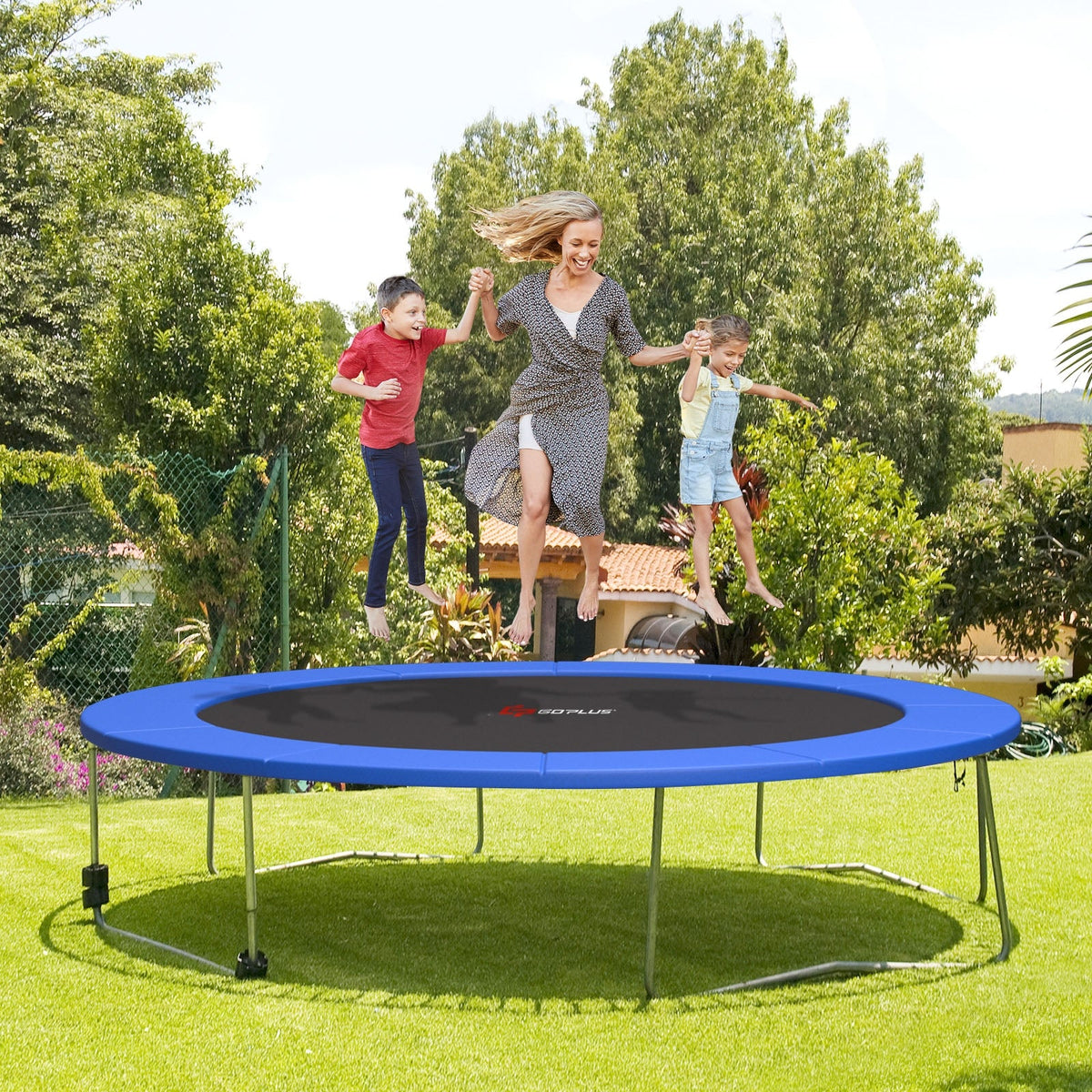 12 Feet Waterproof and Tear-Resistant Universal Trampoline Safety Pad Spring Cover