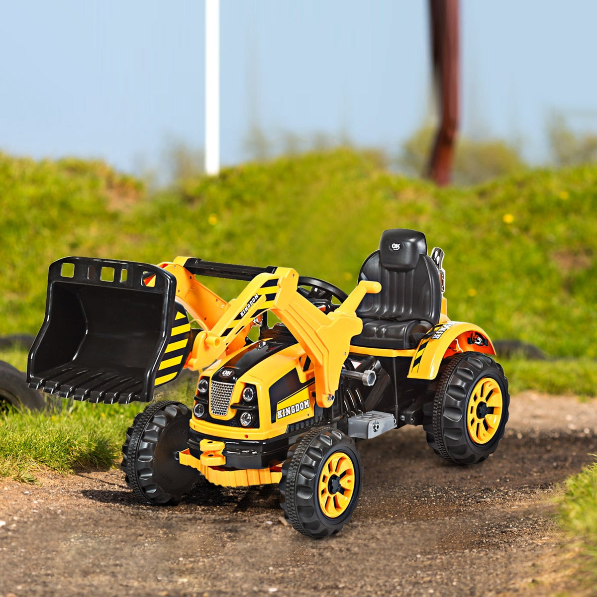 12 V Battery Powered Kids Ride on Dumper Truck