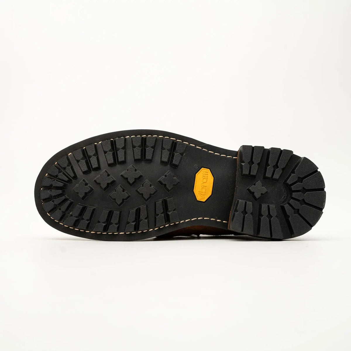 Brown Horse Butt Leather Moc-Toe Lace-Up Shoes