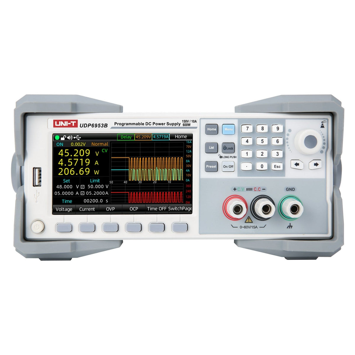 UDP6953B 600W 150V/10A Programmable DC Switching Power Supply