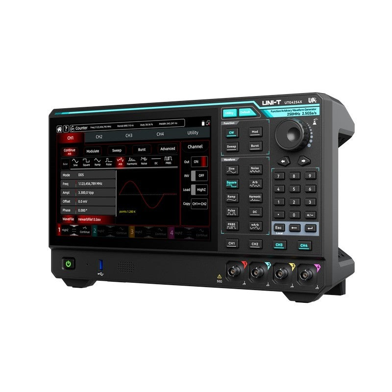UTG4254X 250 MHz 4Ch Performance-Series Arbitrary Waveform Generator