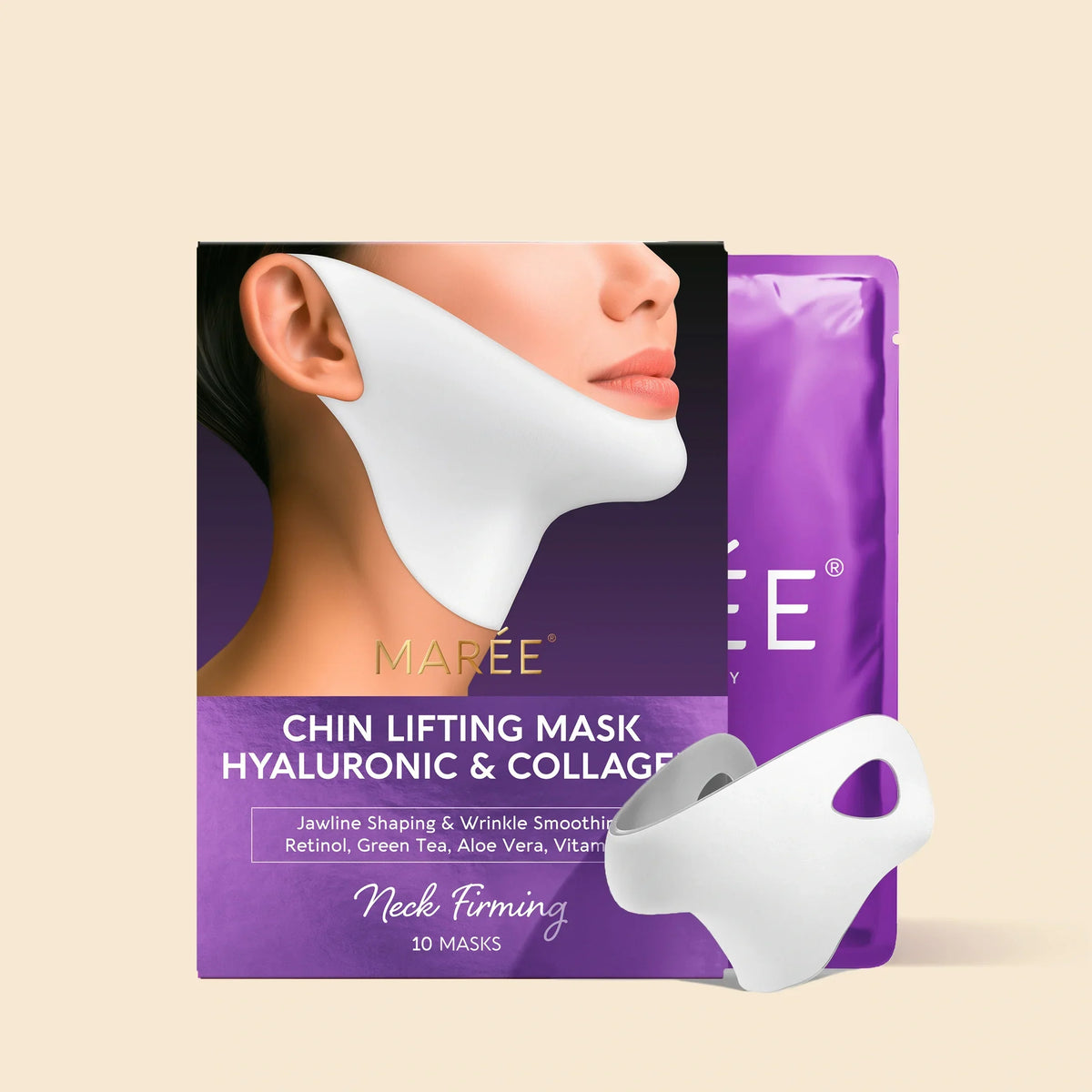 Hyaluronic Acid V-line Lifting Mask 10 PCS