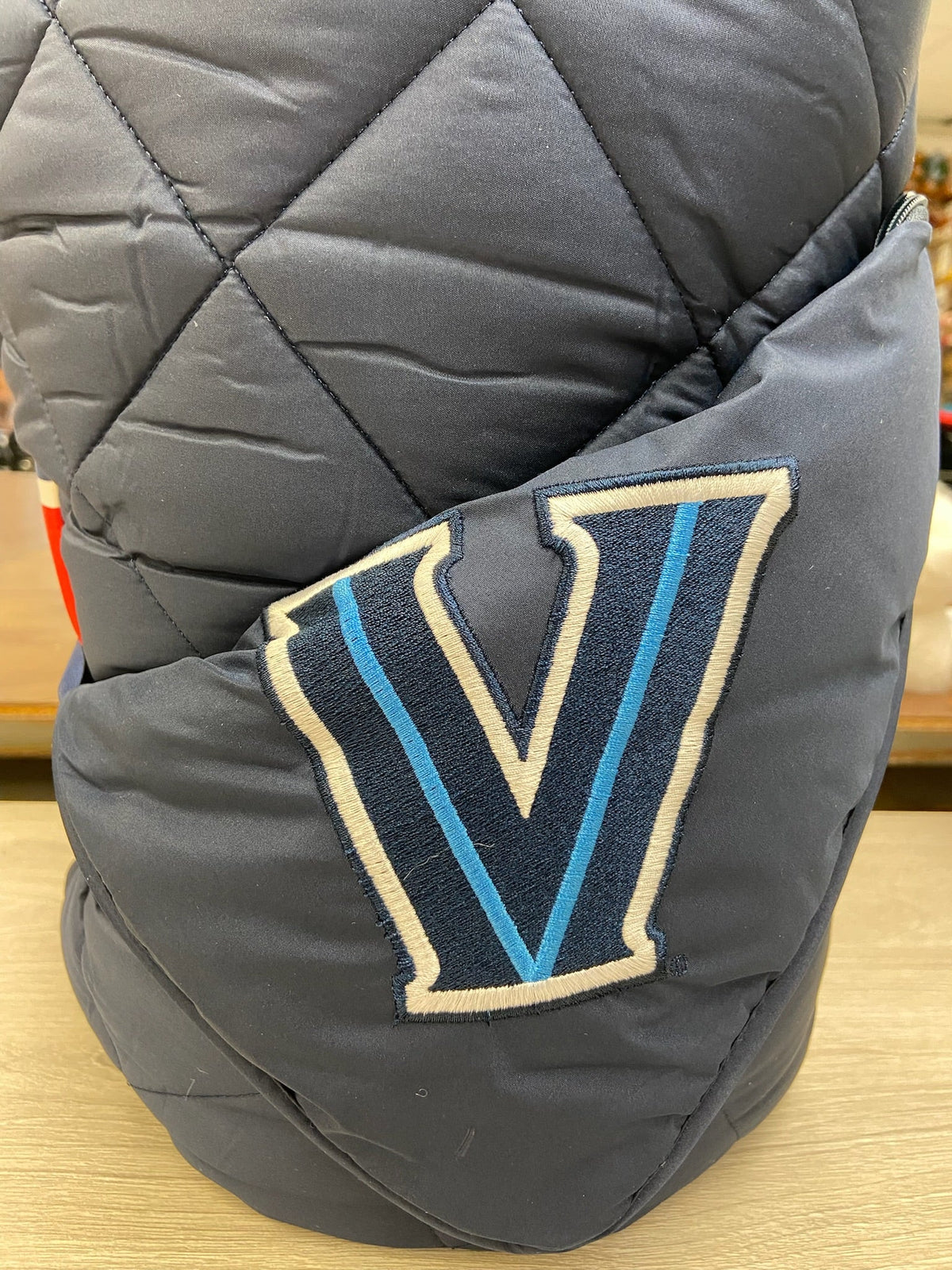 Villanova Navy Puffer Blanket