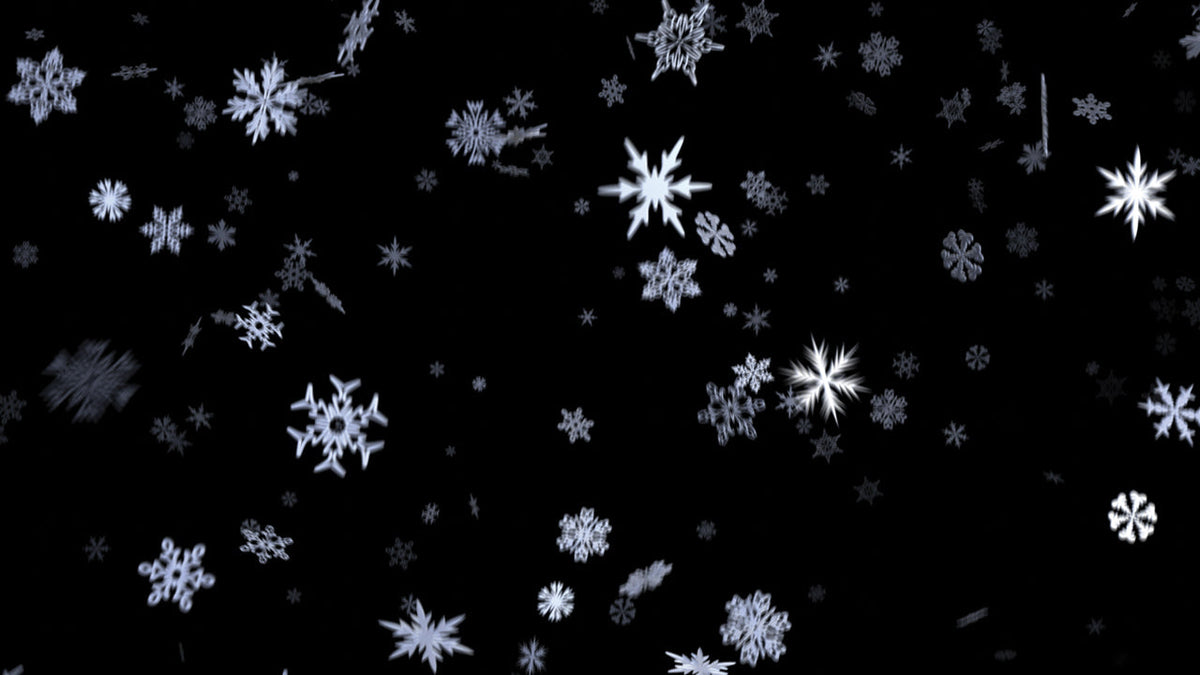 AtmosFX Winter Wonderland DVD + 48" x 72" White Holographic Screen for Christmas Projection