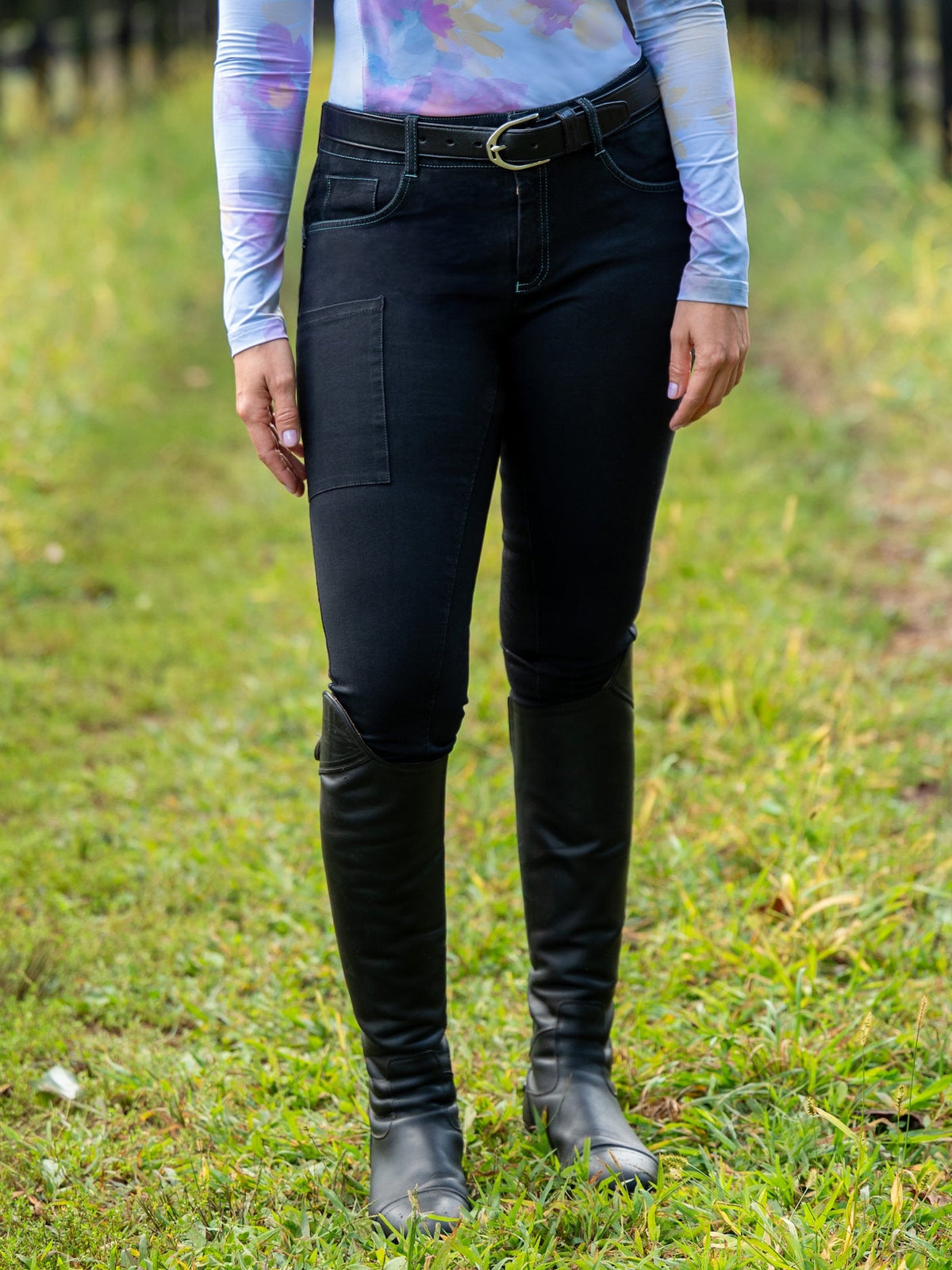 Denim Full Seat Tread Breech