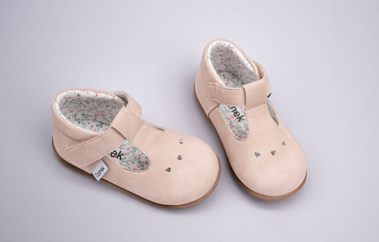 Jollie Kids' Barefoot Mary Janes | Flexible Toddler Slip-On Shoes