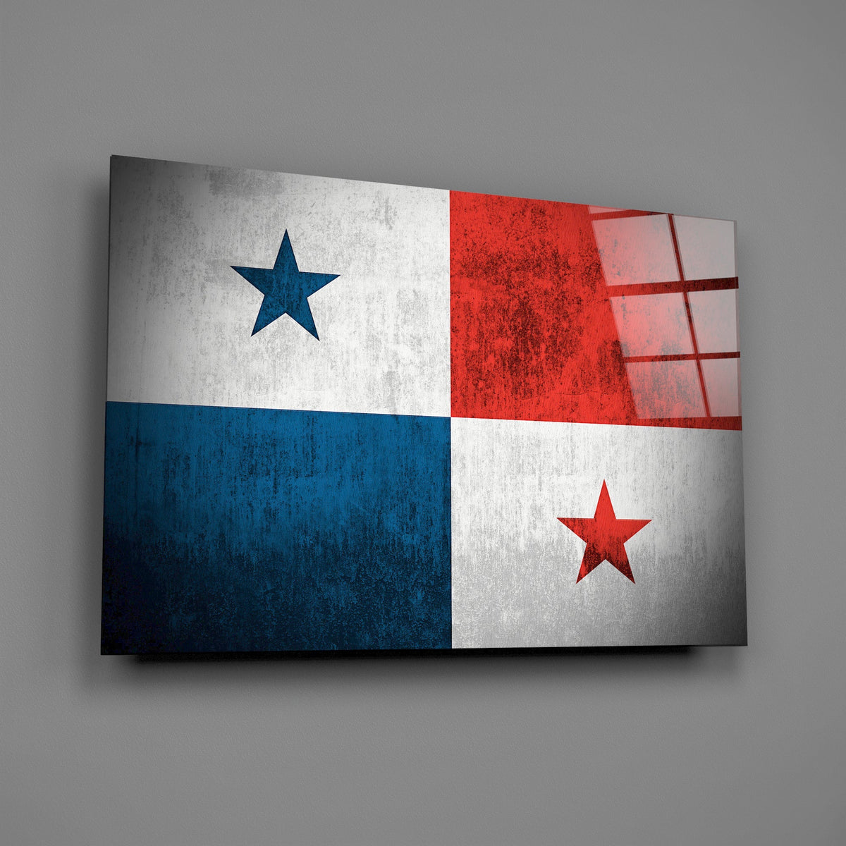 Flag of Panama Glass Wall Art