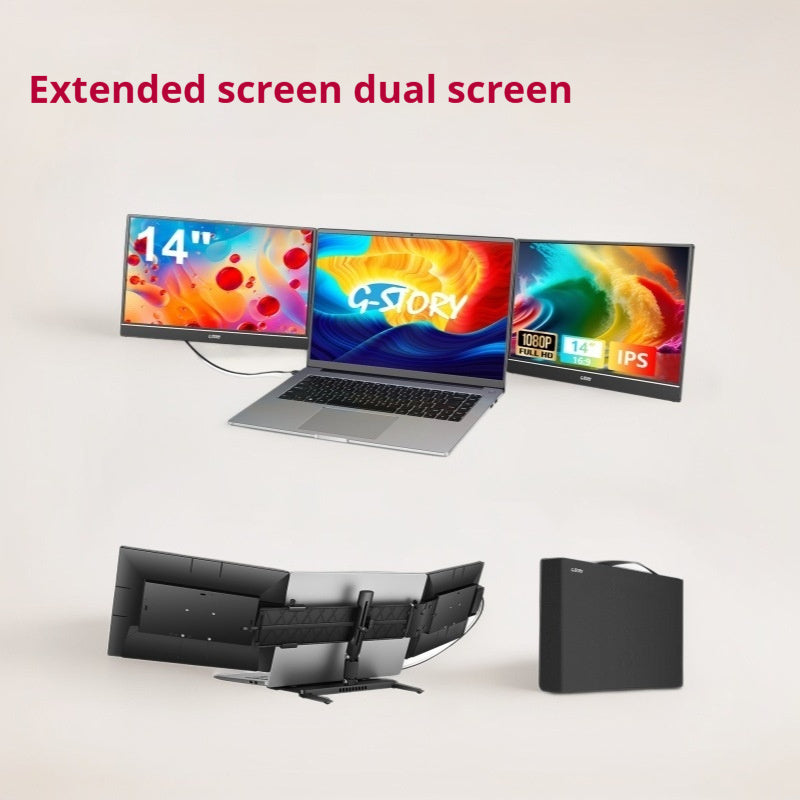HD 14-inch Single-screen Dual-screen Office Display