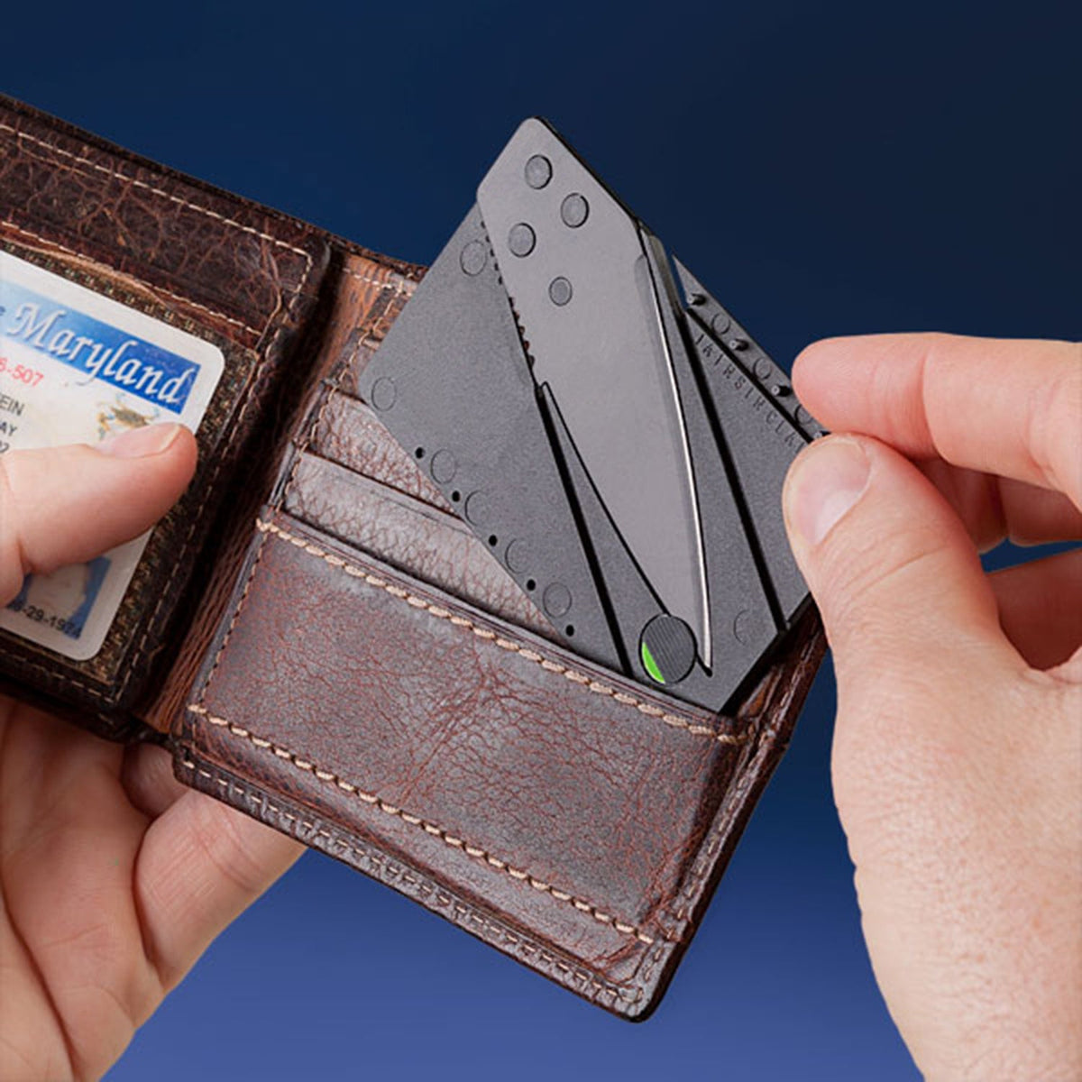Folding Credit Card Knife
