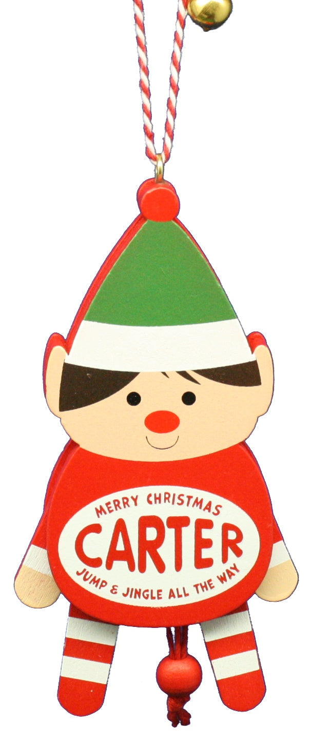 Dancing Wooden Ornament (A - D) -