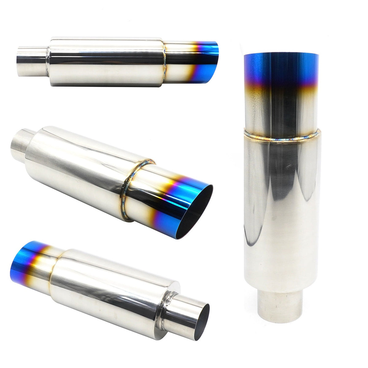Car Modification Exhaust Pipe Stainless Steel Tail Drum