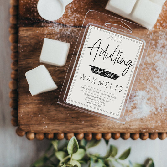 Ylang Ylang Premium Soy Wax Melts Floral Jasmine Asian Notes Adulting Scented Wax Melts USA Made