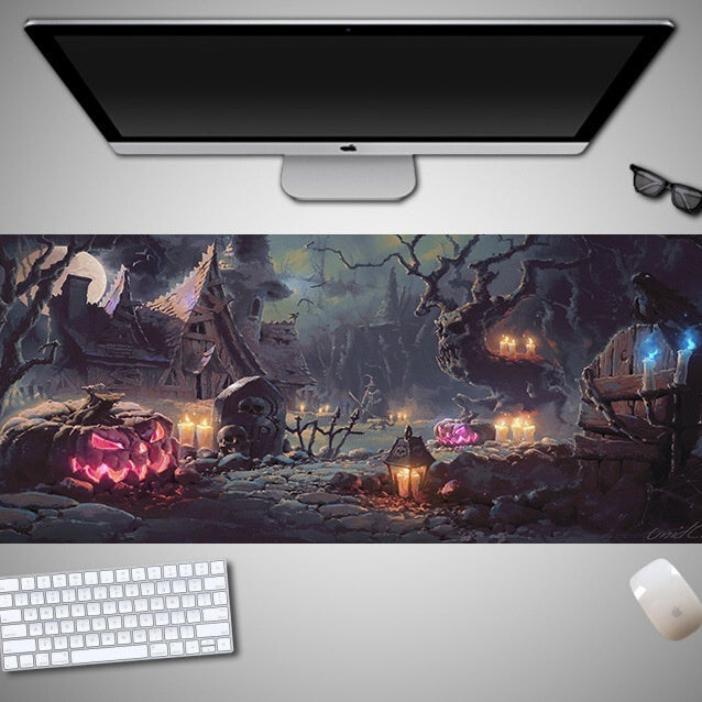 Oversized Halloween Mouse Pad Internet Cafe Game Special