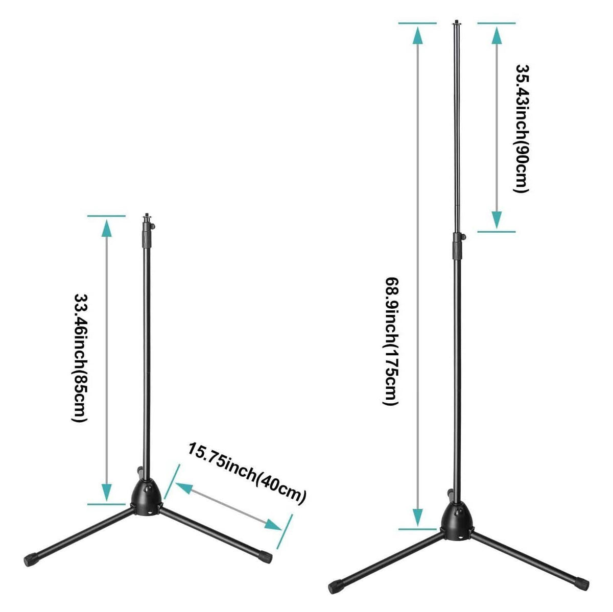 AGPtEK Condenser Microphone Stand with Non-Slip Feet