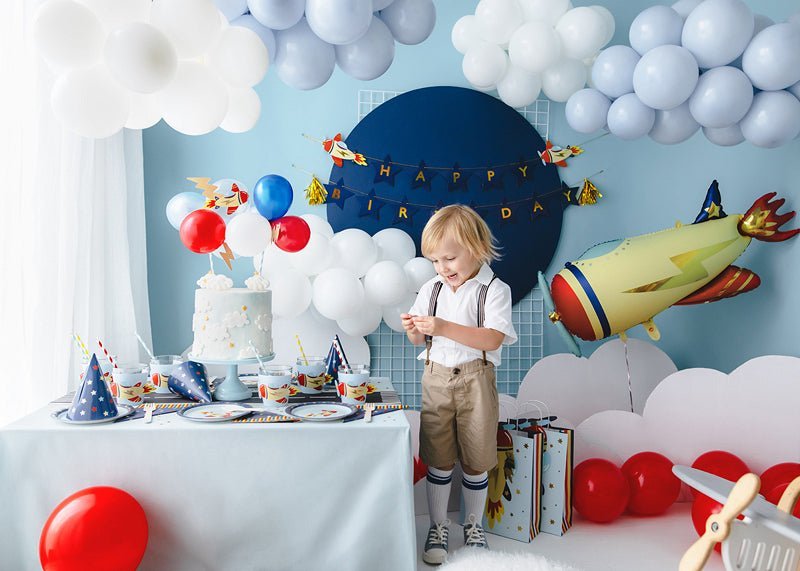 Airplane Balloon Cake Topper