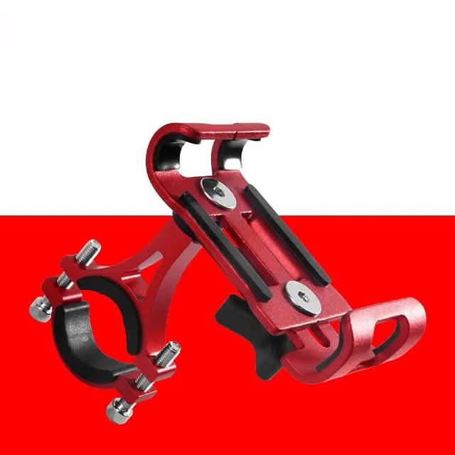 Soporte de aluminio para teléfono móvil para motocicleta