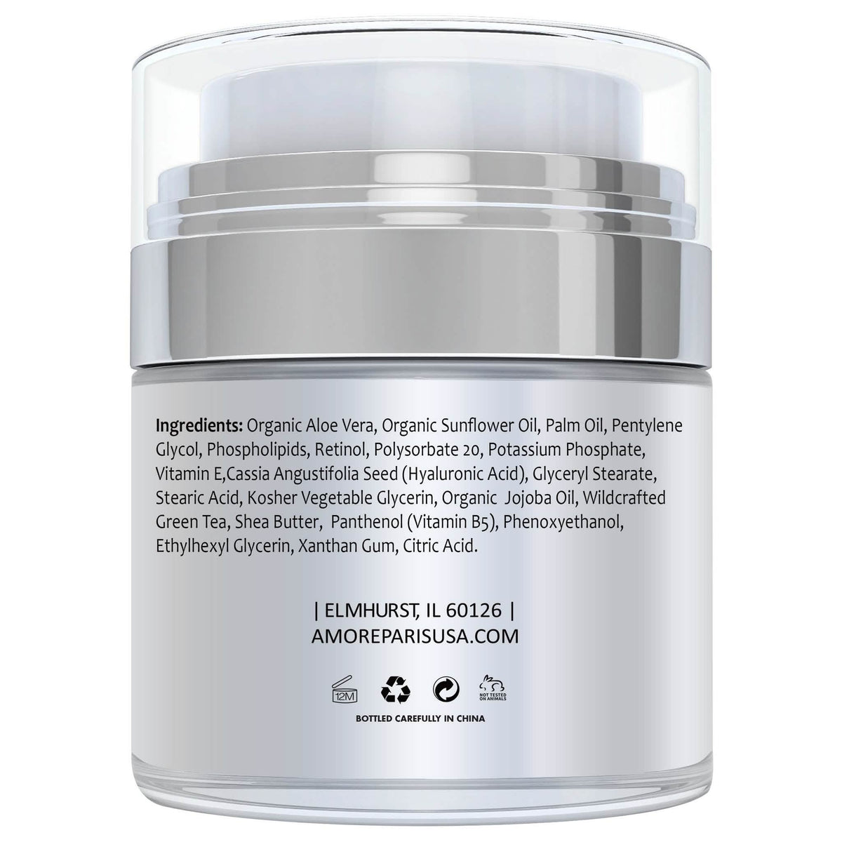AMORÉ PARIS Retinol 2.5% High Potency Anti-Aging Moisturizer - 1.7 Fl. Oz.