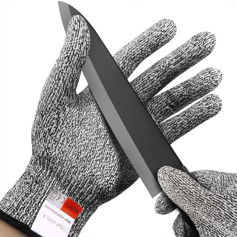 Anti-Cut Gloves 5 Grade Safety Cut Proof Stab Resistant Stainless Steel