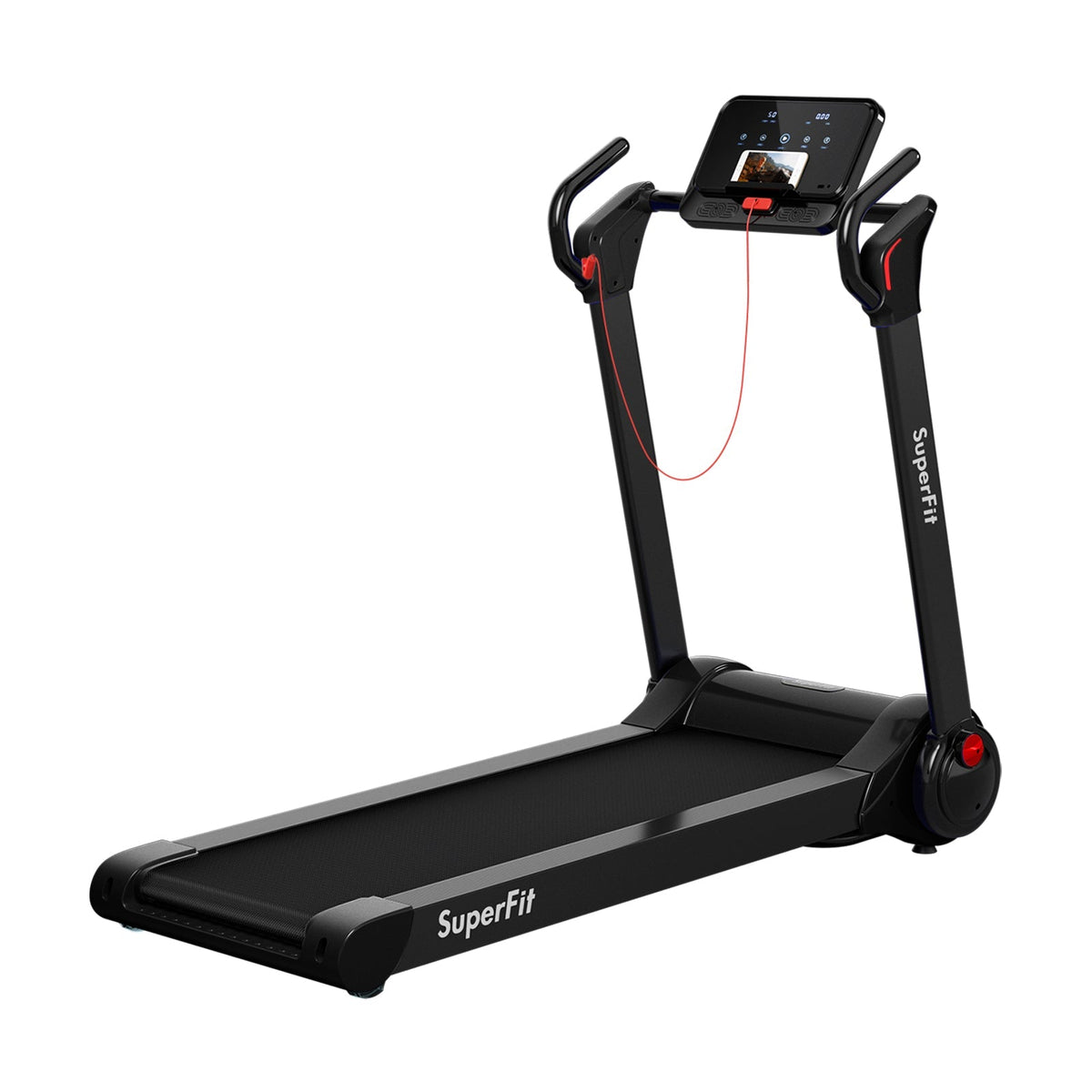 2.25 HP Electric Motorized Folding Running Treadmill Machine with LED Display
