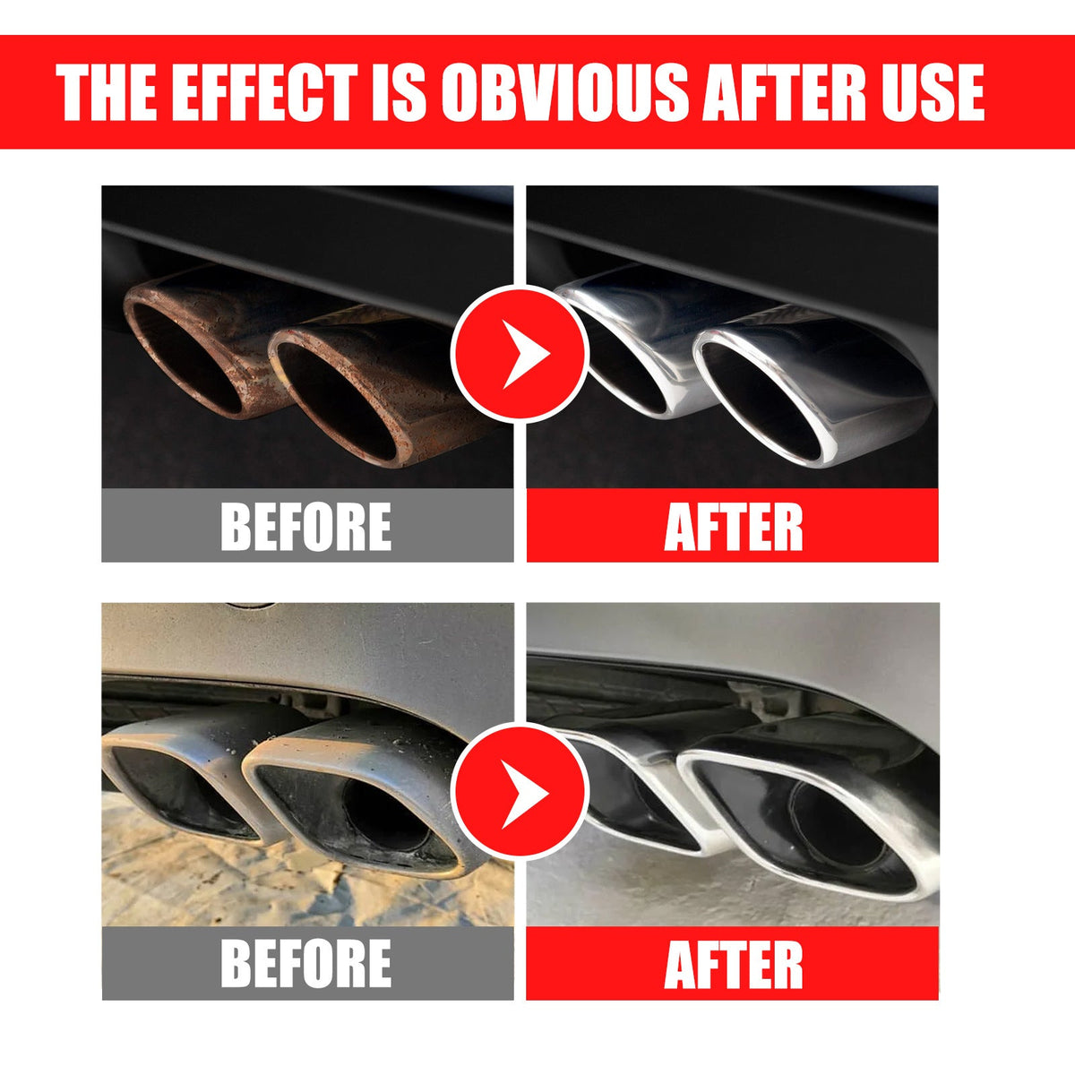 Car Exhaust Pipe Multifunctional Metal Rust Cleaner