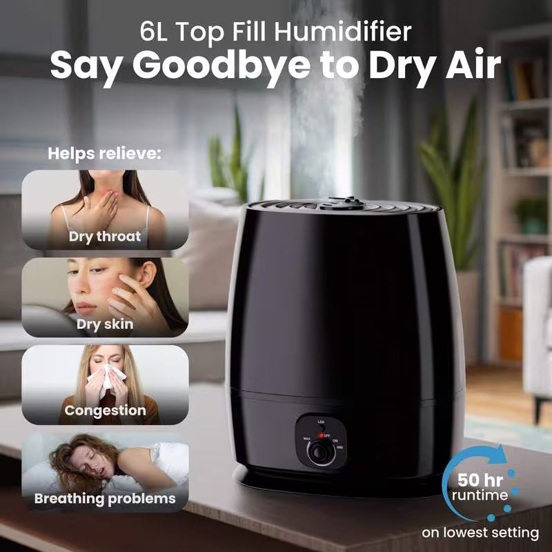 6L Top Fill Humidifier