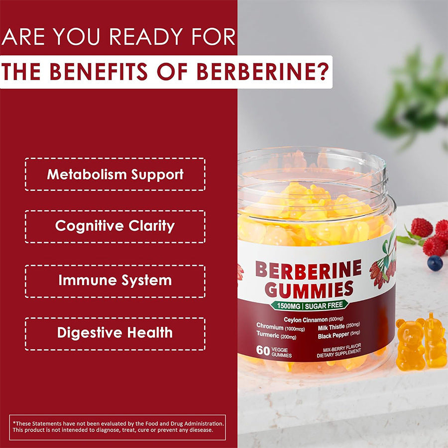 AMP-activated Protein Kinase Berberine Gummies