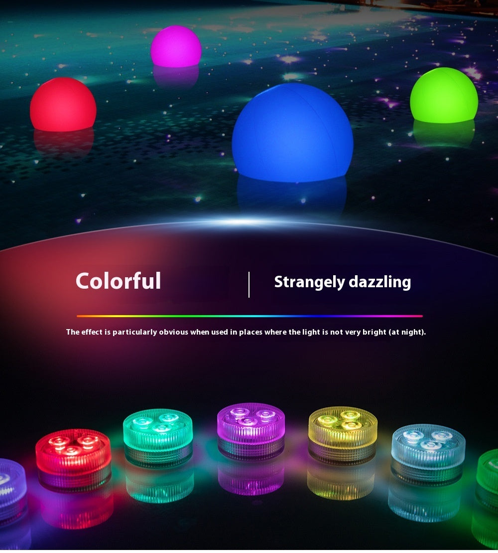 Led Waterproof Remote Control Fish Tank Diving Light