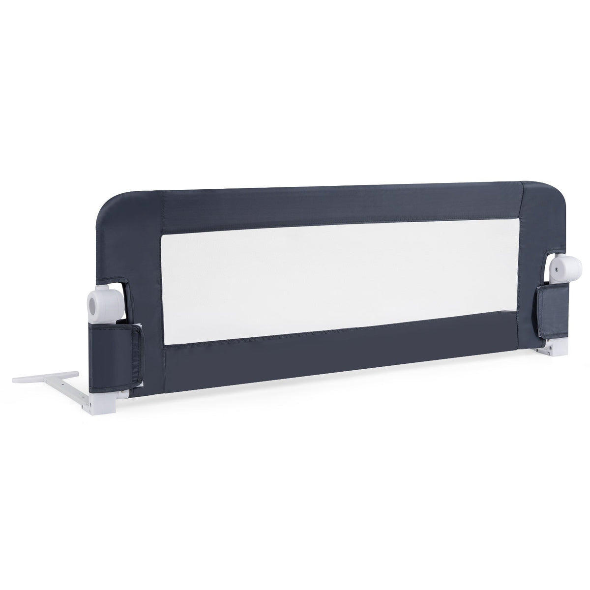Foldable Bed Rail Swing Down Baby Bed Guard Rail