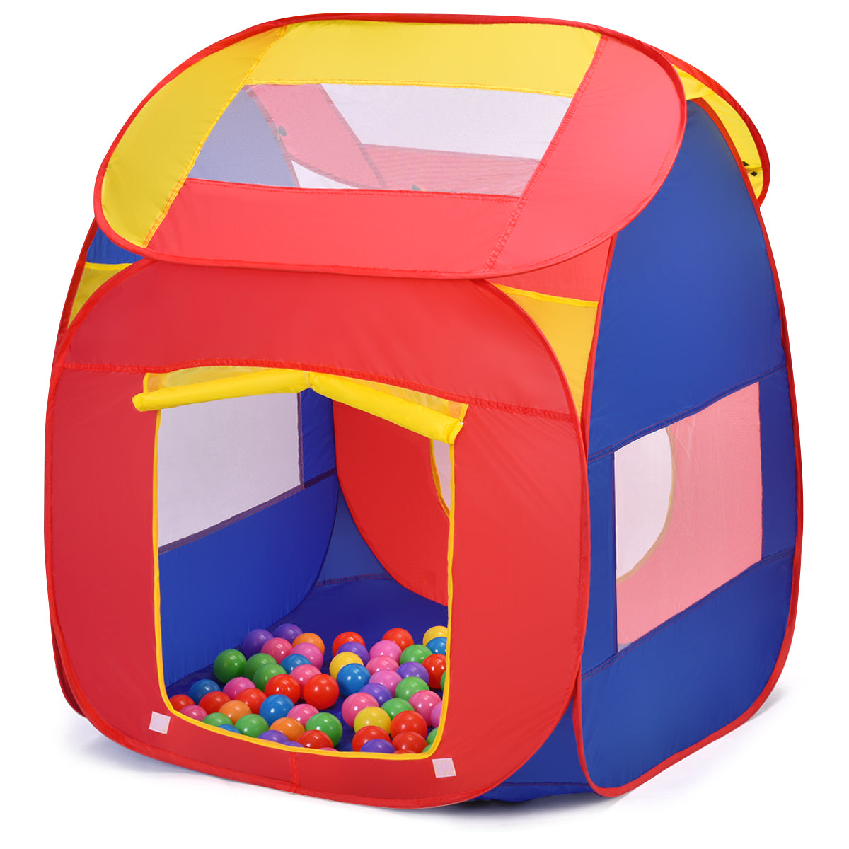 Carpa de juguete portátil para niños con 100 pelotas