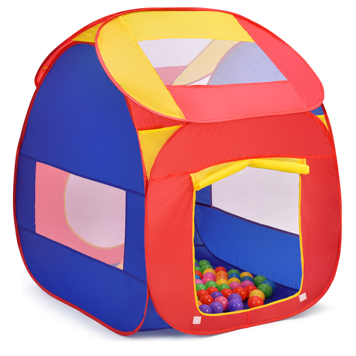 Carpa de juguete portátil para niños con 100 pelotas
