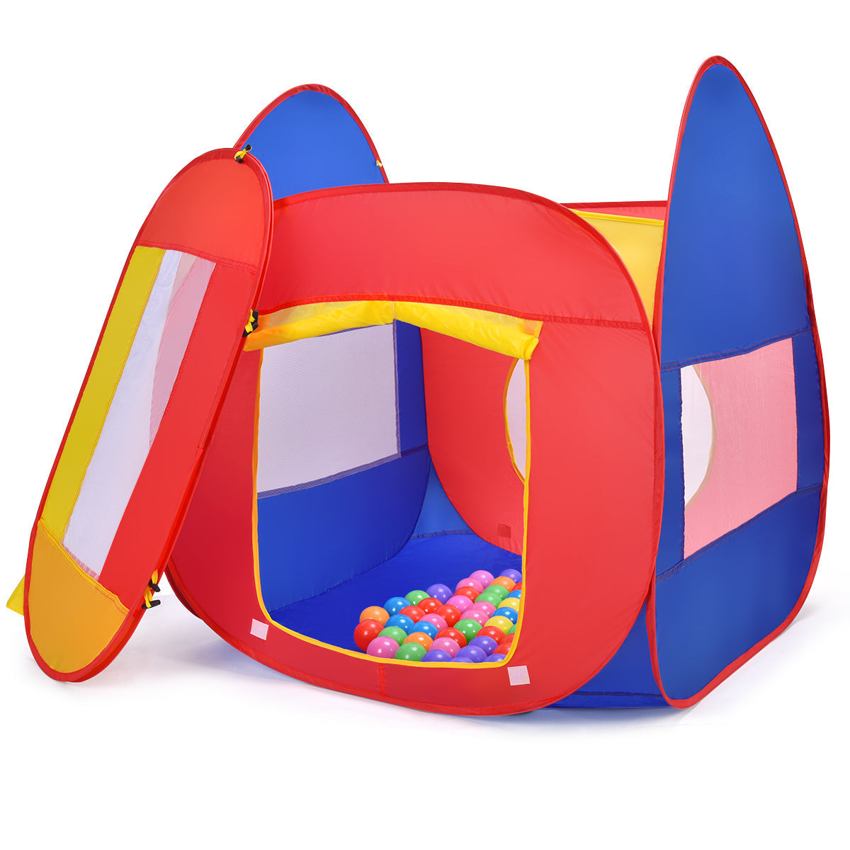 Carpa de juguete portátil para niños con 100 pelotas