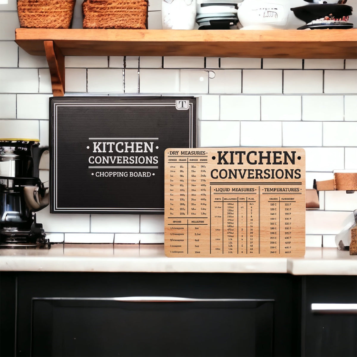 Bamboo Kitchen Conversion Board 12.75x10 Inch Measurement Countertop Decor Gift